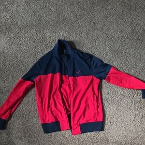Nike Navy and Red Sports Jacket